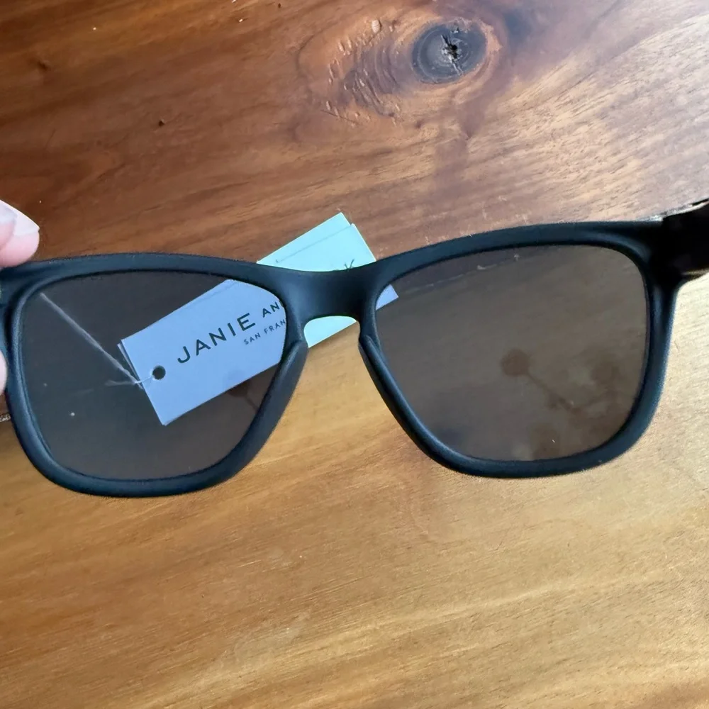 Janie and Jack Classic Black Sunglasses